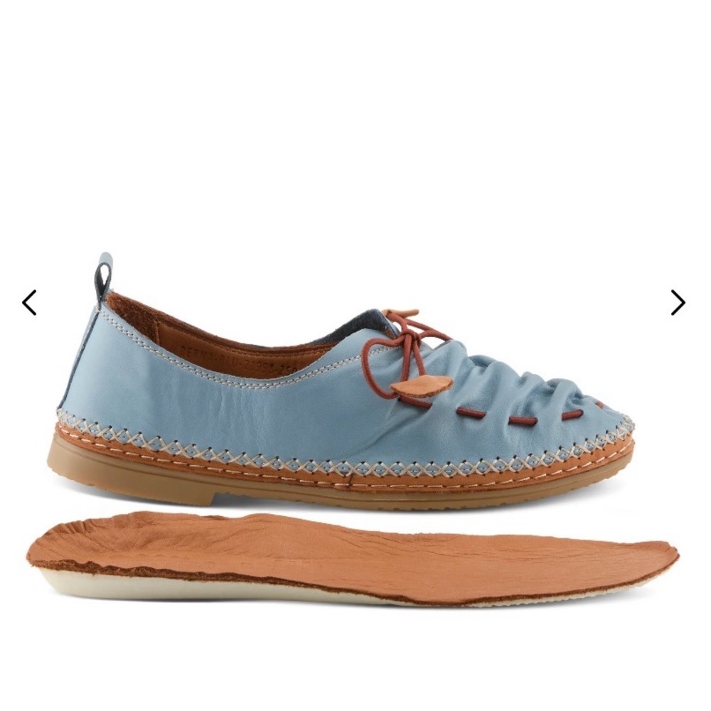 Spring Step Blue BERNA Shoes - Picture 2 of 10